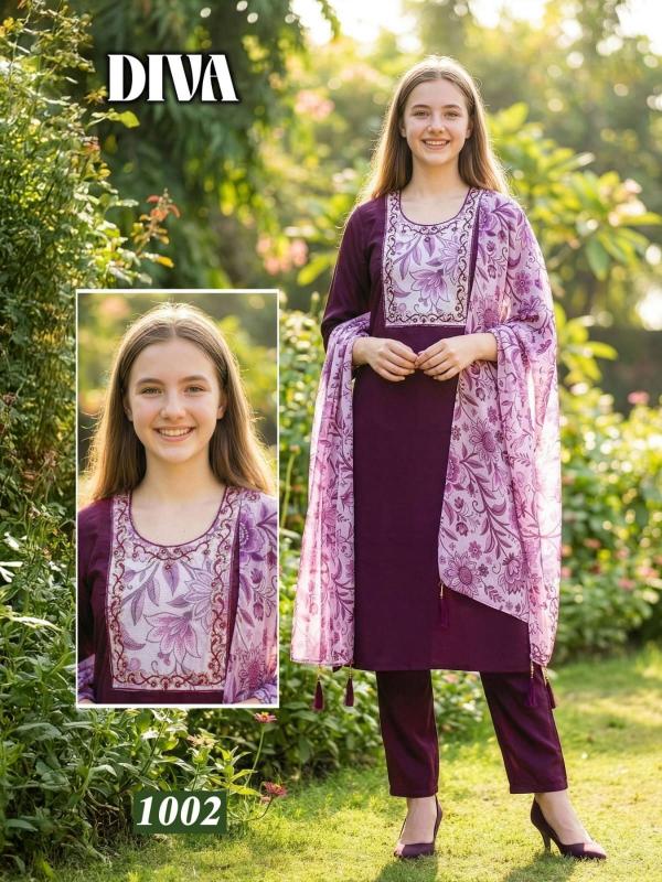 Desi kudi diva 3pcs buyer for wholesale kurti and suits
